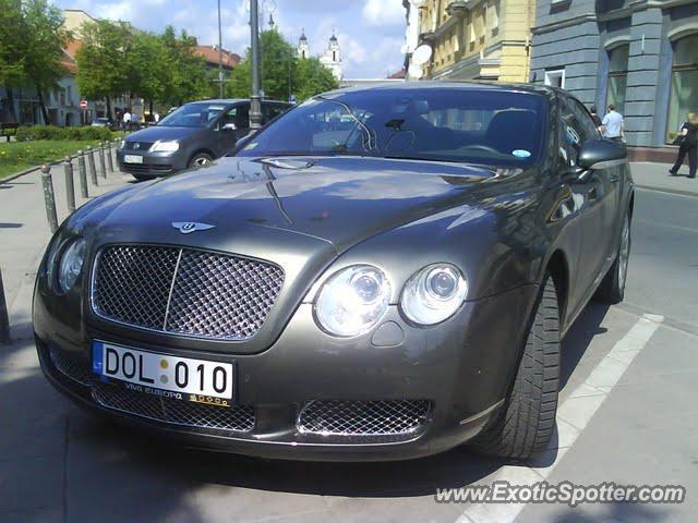 Bentley Continental spotted in Vilnius, Lithuania