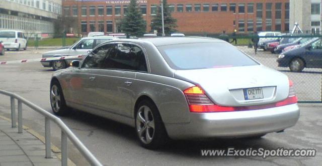 Mercedes Maybach spotted in Klaipeda, Lithuania