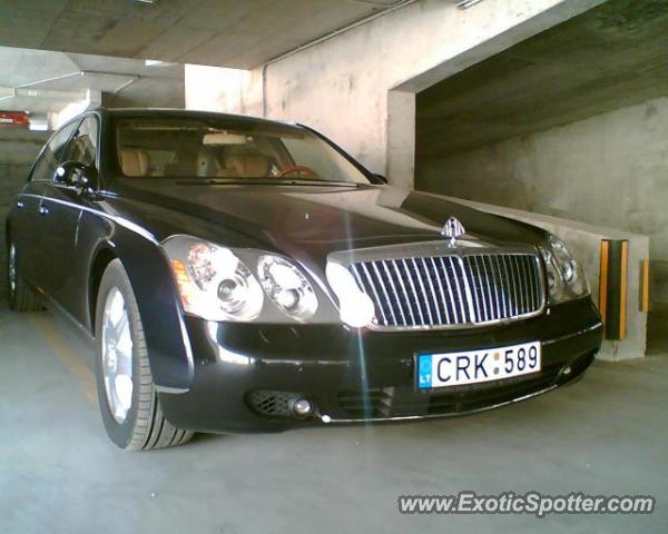 Mercedes Maybach spotted in Vilnius, Lithuania