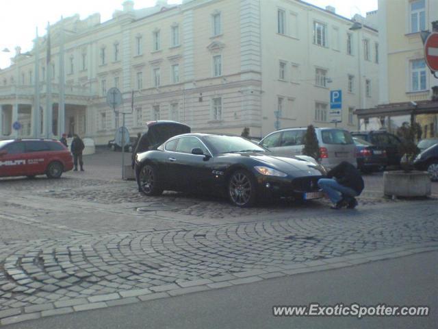 Maserati GranTurismo spotted in Vilnius, Lithuania
