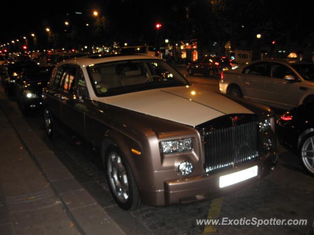 Rolls Royce Phantom spotted in Paris, France