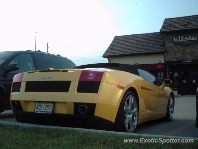 Lamborghini Gallardo spotted in Katy, Texas