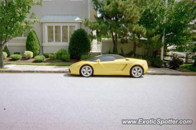 Lamborghini Gallardo spotted in Ocean City, New Jersey