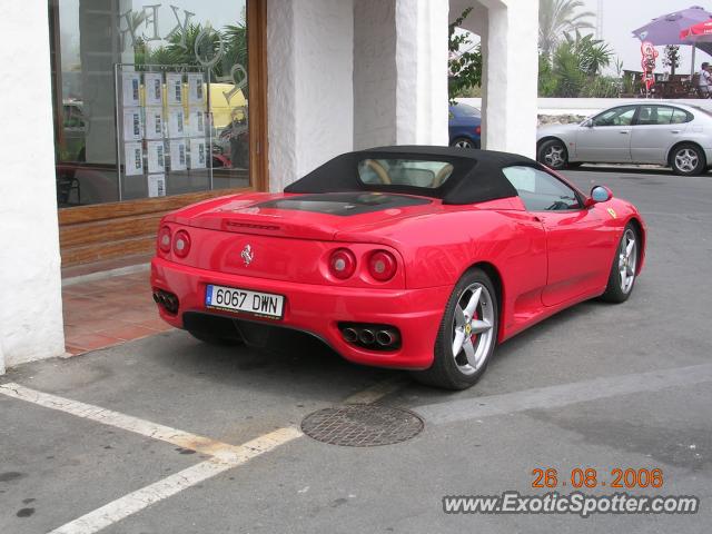 Ferrari 360 Modena spotted in Peurto banus, Spain