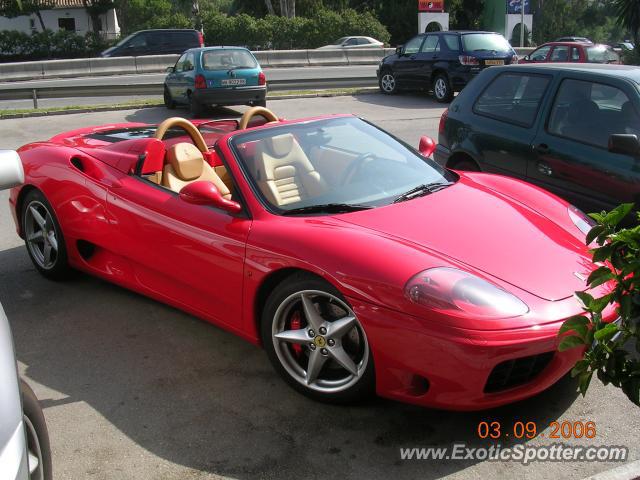 Ferrari 360 Modena spotted in Estepona, Spain