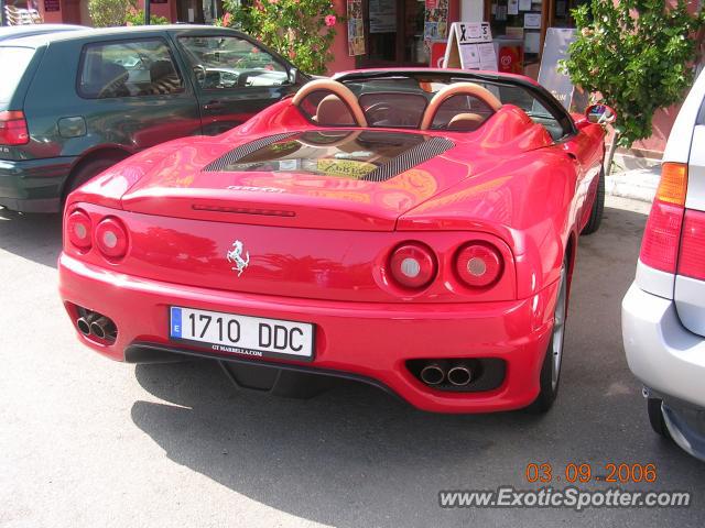 Ferrari 360 Modena spotted in Estepona, Spain