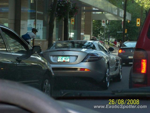 Mercedes SLR spotted in Vancouver, Canada
