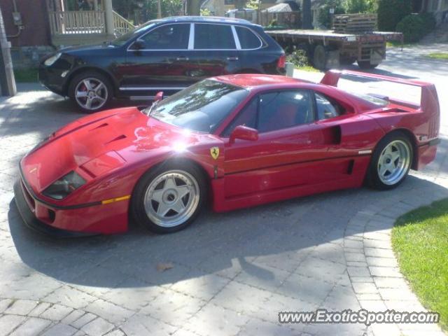 Ferrari F40 spotted in London ontario, Canada