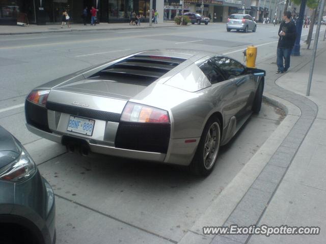 Lamborghini Murcielago spotted in Toronto Ontario, Canada