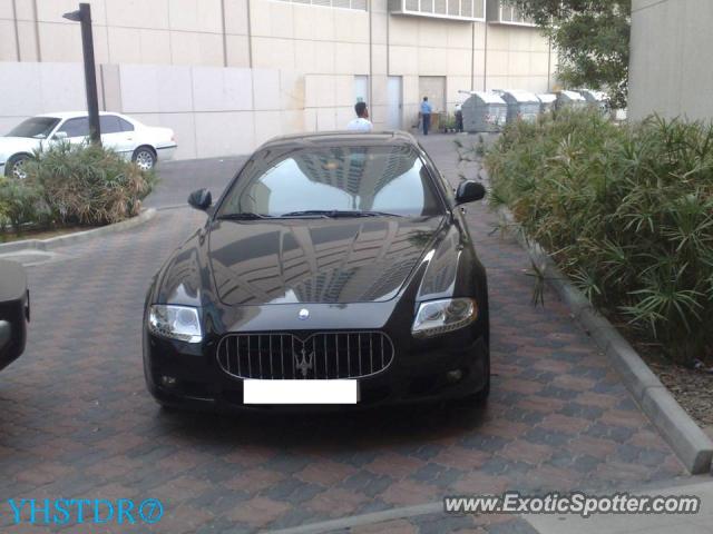 Maserati Quattroporte spotted in Abu Dhabi, United Arab Emirates