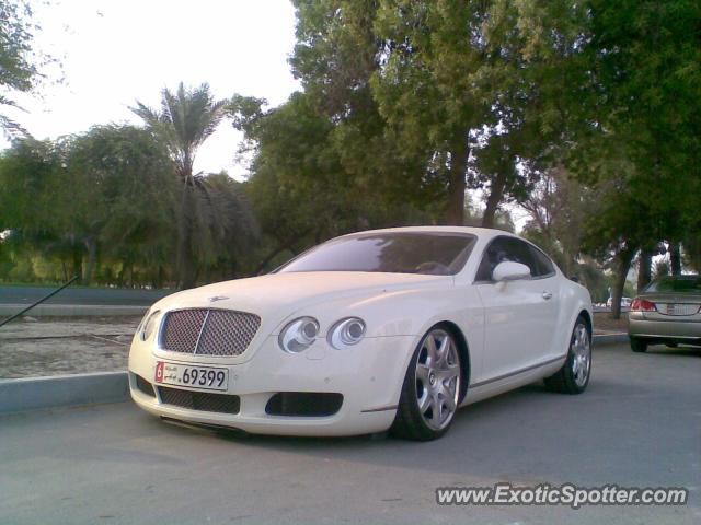 Bentley Continental spotted in ABU DHABI, United Arab Emirates