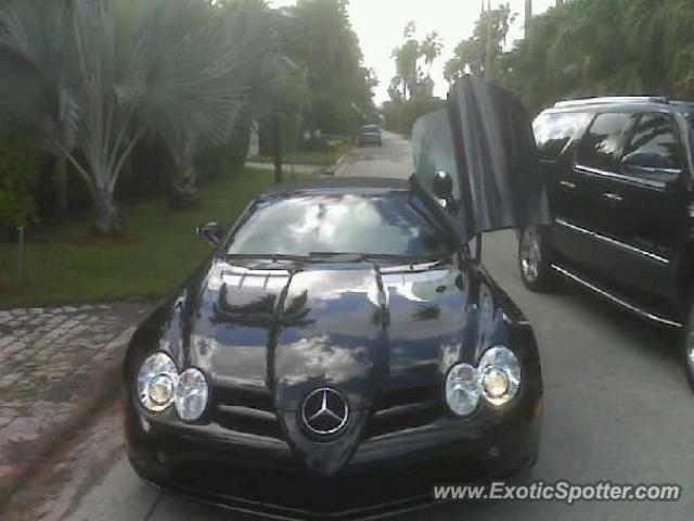Mercedes SLR spotted in Miami Beach, Florida