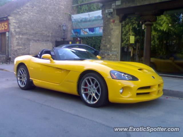 Dodge Viper spotted in Vilnius, Lithuania