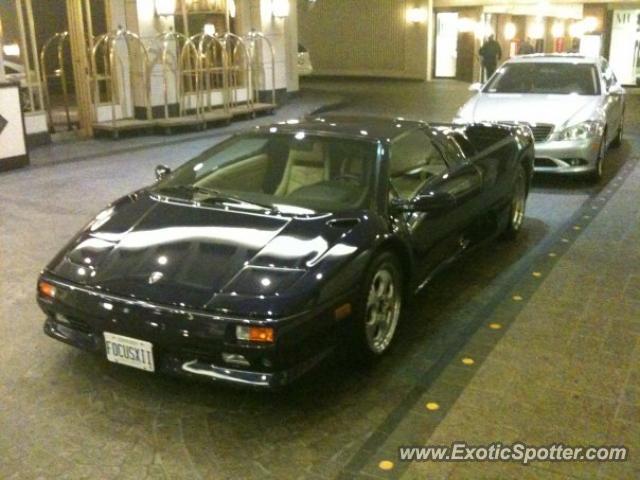 Lamborghini Diablo spotted in Toronto Ontario, Canada