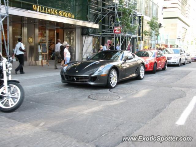 Ferrari 599GTB spotted in Toronto Ontario, Canada