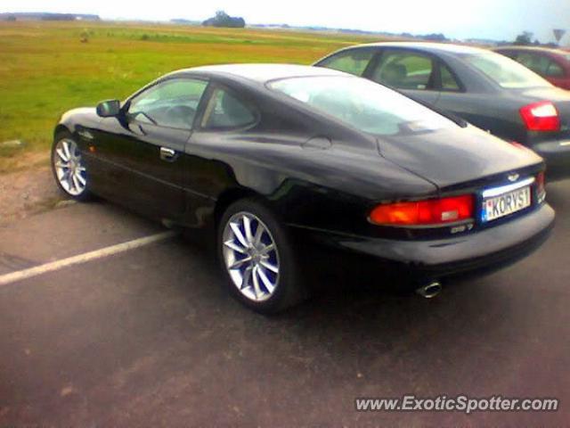 Aston Martin DB7 spotted in Palanga, Lithuania