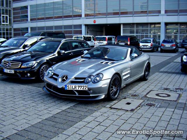 Mercedes SLR spotted in Frankfurt, Germany
