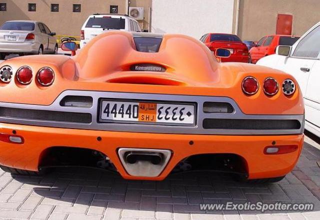 Koenigsegg CCR spotted in Sharija, United Arab Emirates