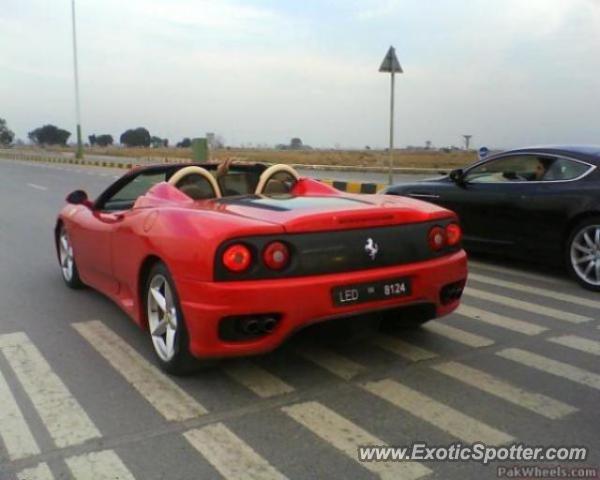 Ferrari 360 Modena spotted in Lahore, Pakistan