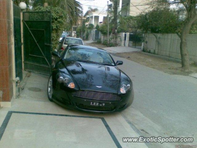 Aston Martin DB9 spotted in Lahore, Pakistan