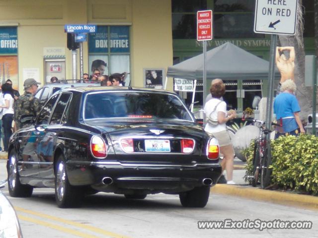 Bentley Arnage spotted in Miami Beach, Florida