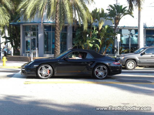 Porsche 911 Turbo spotted in Miami Beach, Florida