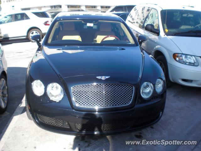 Bentley Continental spotted in Miami Beach, Florida