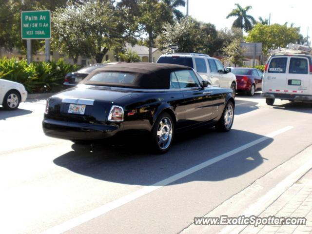 Rolls Royce Phantom spotted in Fort Lauderdale , Florida