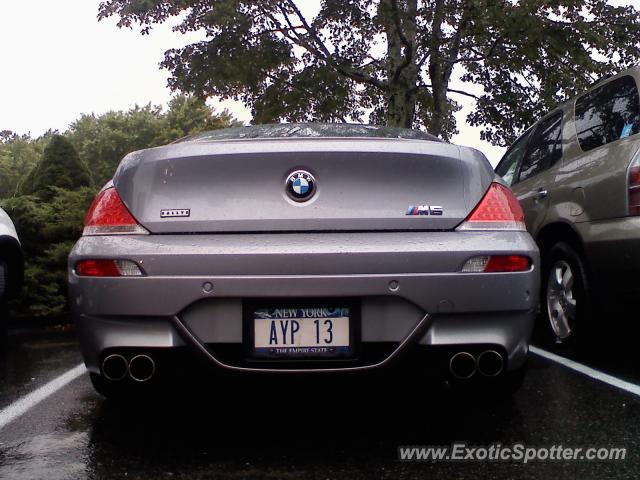 BMW M6 spotted in Osterville, Massachusetts