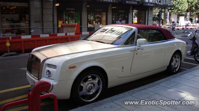 Rolls Royce Phantom spotted in Geneva, Switzerland