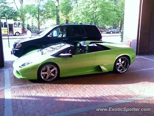 Lamborghini Murcielago spotted in Boston, Massachusetts