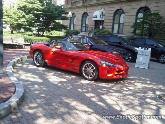 Dodge Viper spotted in Boston, Massachusetts