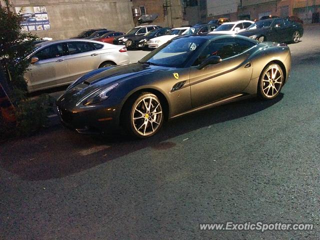 Ferrari California spotted in Montreal, Canada