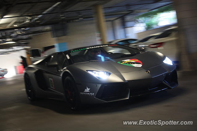 Lamborghini Aventador spotted in Monterey, California