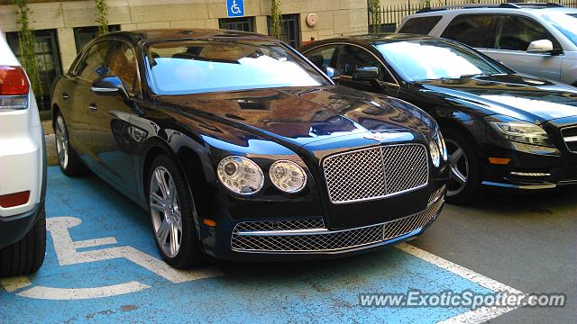 Bentley Flying Spur spotted in Old Québec, Canada