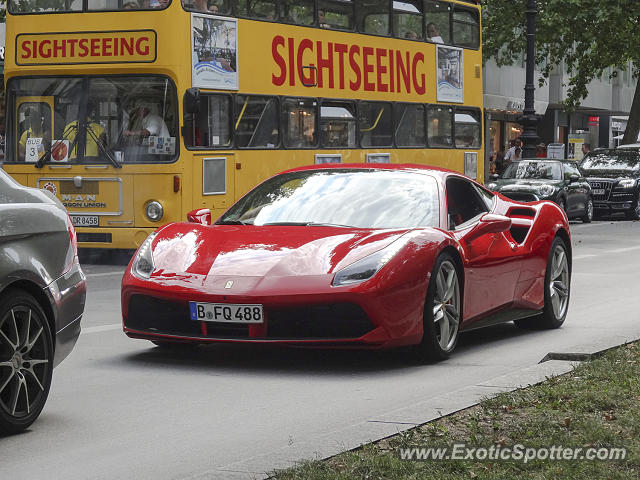 Ferrari 488 GTB spotted in Berlin, Germany