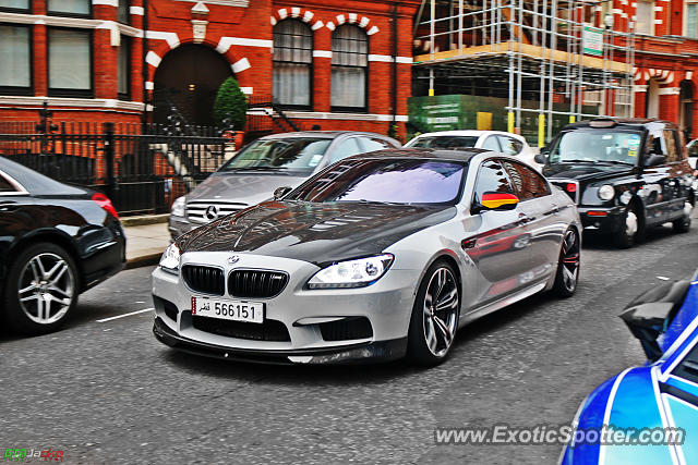 BMW M6 spotted in London, United Kingdom