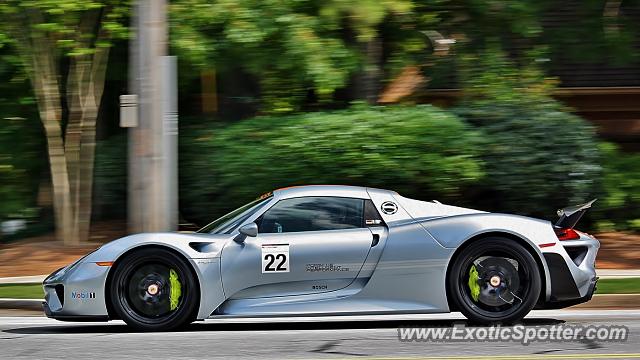 Porsche 918 Spyder spotted in Atlanta, Georgia