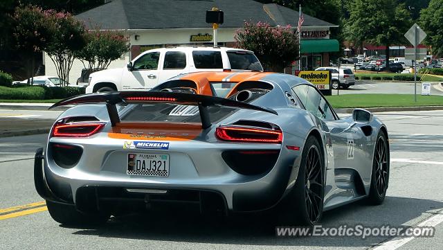 Porsche 918 Spyder spotted in Atlanta, Georgia