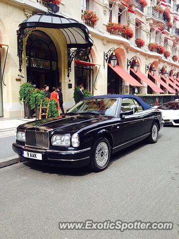 Rolls-Royce Corniche spotted in Paris, France