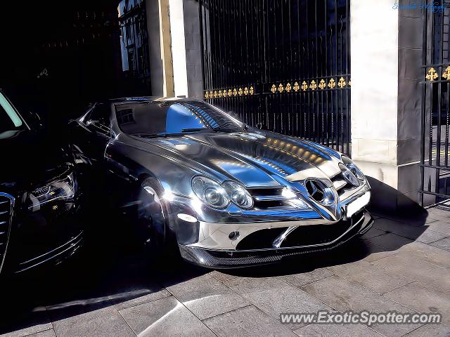 Mercedes SLR spotted in London, United Kingdom