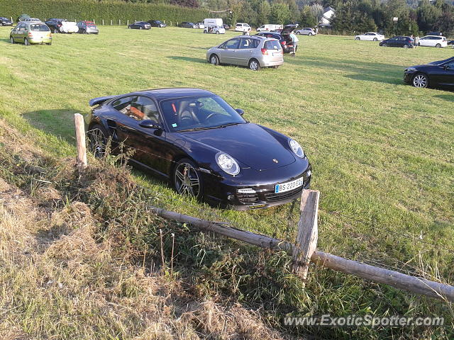 Porsche 911 Turbo spotted in Malmedy, Belgium
