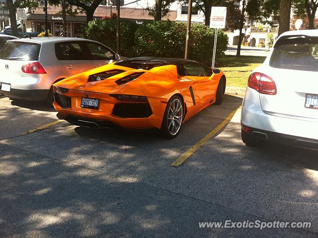 Lamborghini Aventador spotted in Burlington,On, Canada