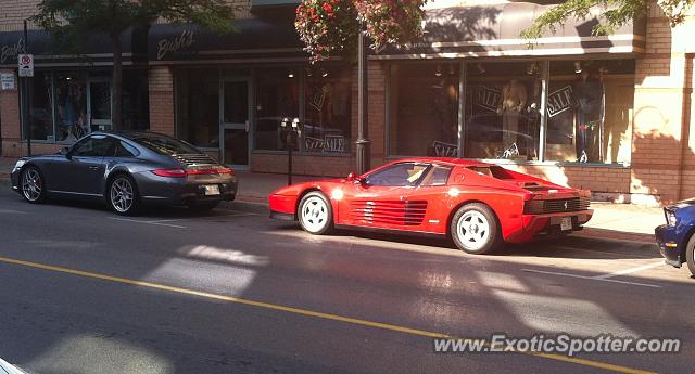 Ferrari Testarossa spotted in Burlington, On, Canada