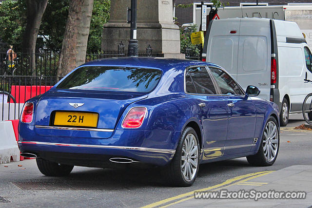 Bentley Mulsanne spotted in London, United Kingdom