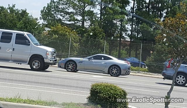 Ferrari California spotted in Panama City, Florida
