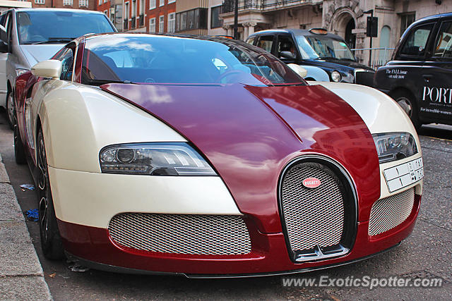 Bugatti Veyron spotted in London, United Kingdom