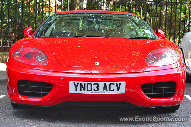 Ferrari 360 Modena spotted in London, United Kingdom