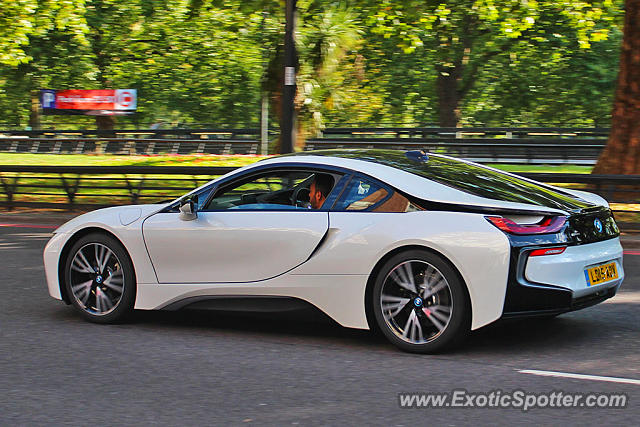 BMW I8 spotted in London, United Kingdom