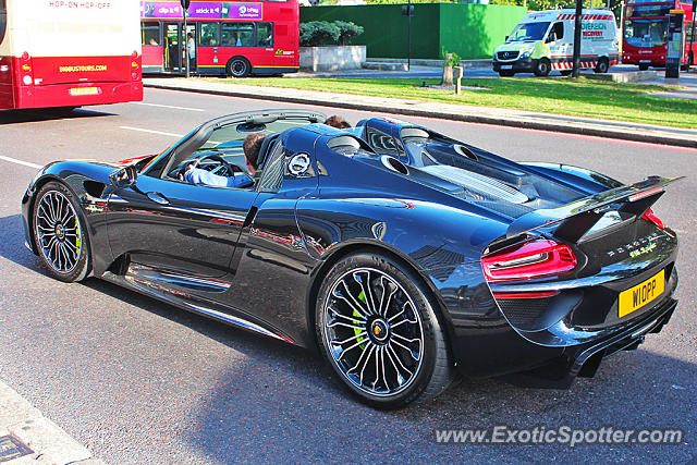 Porsche 918 Spyder spotted in London, United Kingdom